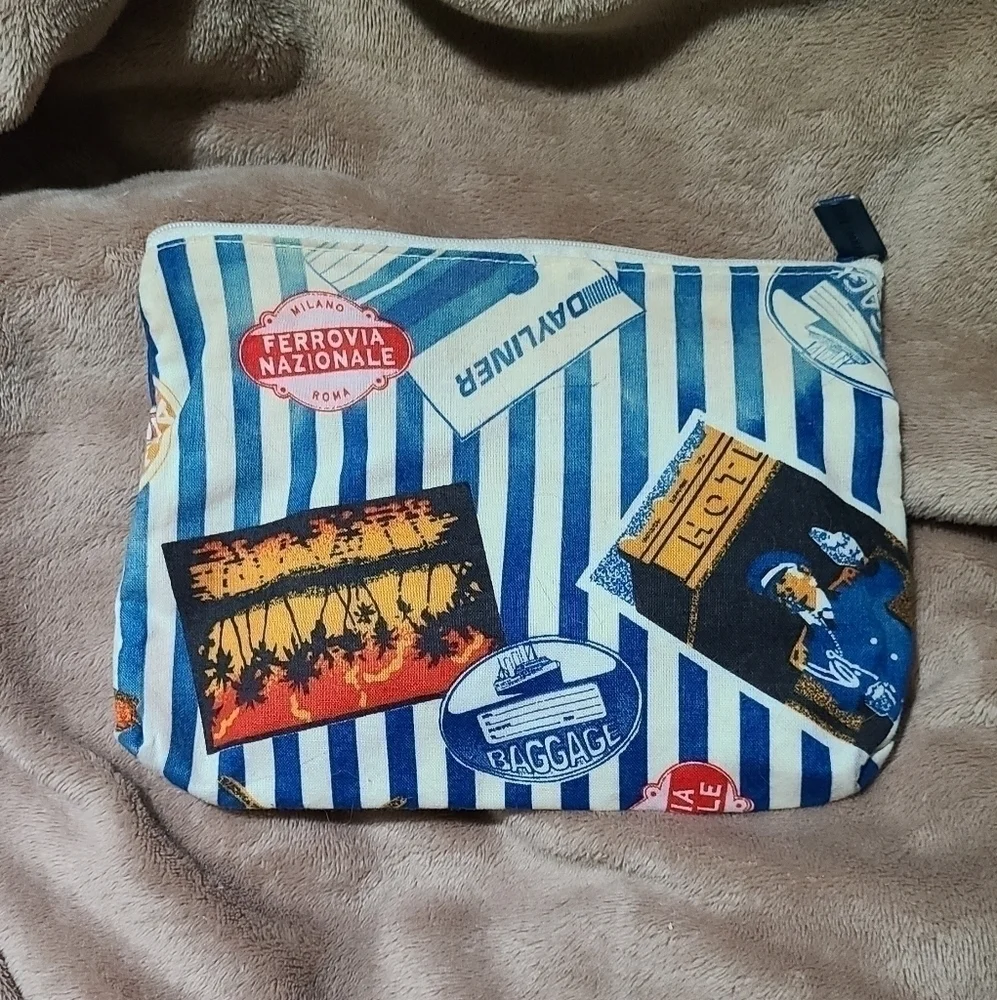 Vintage Estee Lauder Travel Design Makeup Cosmetic Bag